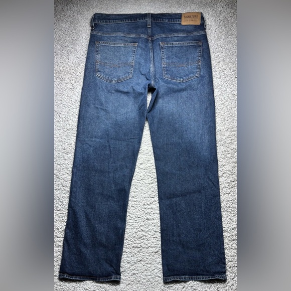 Levis Jeans Mens 36 x 32 Baggy Dark Wash Casual Denim Relaxed Grunge Skate Basic - Picture 5 of 5